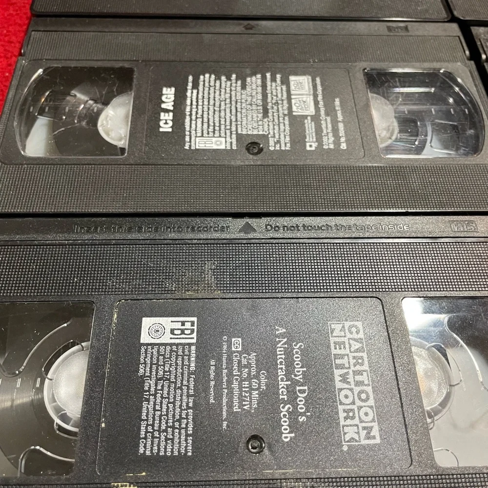 Vintage VHS Tape Collection
